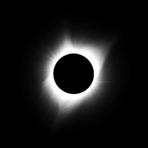 At 11:31 AM MDT, the eclipse hit maximum totality and the solar corona shines bright in the sky.
