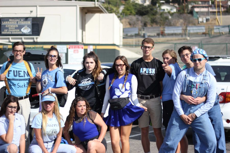 Students in the parking lot were enthusiastic to have the tradition back. 