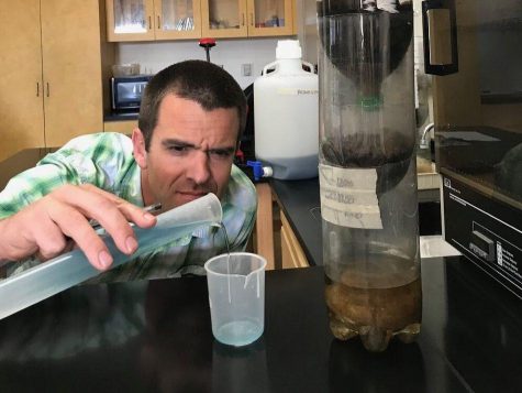 McEntyre in action during his AP Environmental class. photo by: Hailey Cox