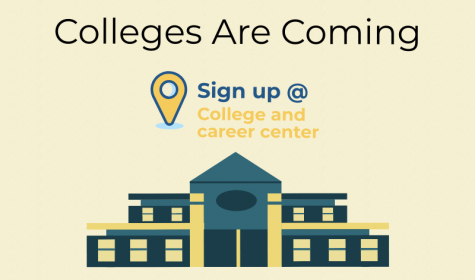Colleges coming to the college and career center