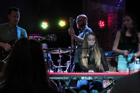 Serena Ropersmith performing her original music with The Barn Burners. Photo by: Jezel Mercado