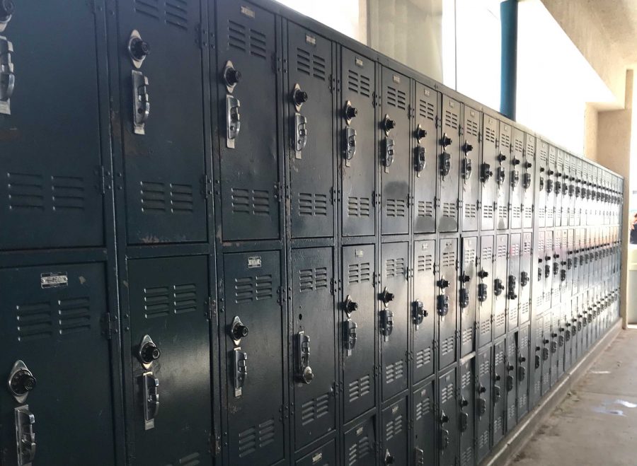 Along with the lockers, there are more areas being monitored by supervisors including the hallways, portables, and 20s buildings. Photo by: Sailor Hawes