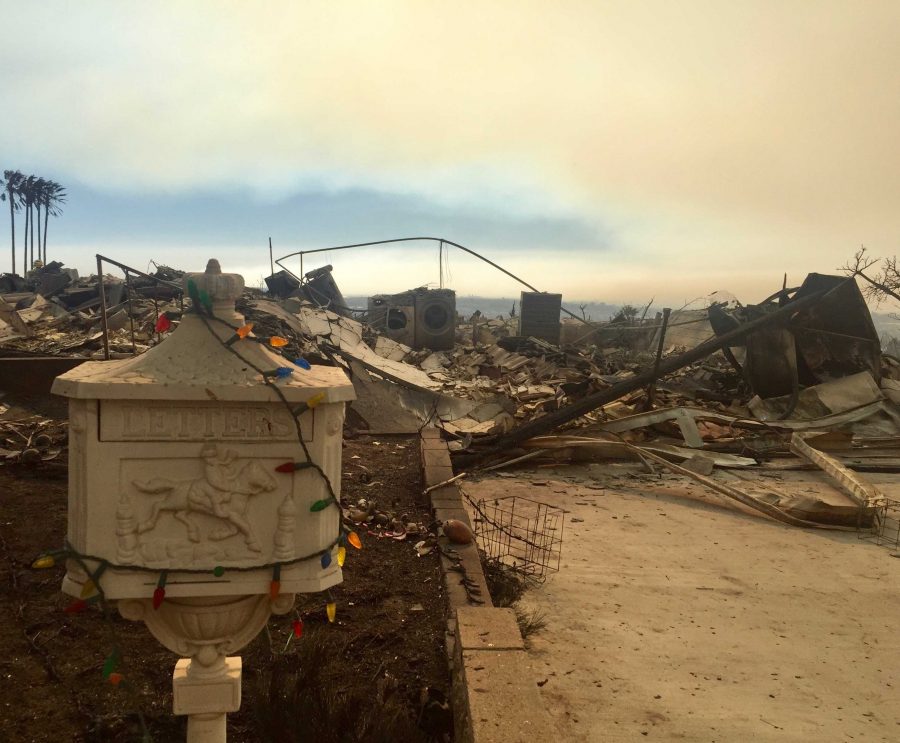 Senior Shira Zaid lost her home in the Thomas Fire. Zaid said, I am grateful that my community eagerly reached out with support. Photo from: Shira Zaid