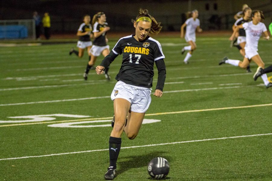 “I’m proud that she keeps pushing herself to always try to do more and be better,” stated Todd Tackett, VHS Girls Varsity Soccer coach. Photo by: Felix Cortez