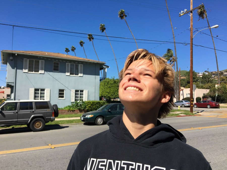 Senior Cole Stender believes that more sunlight makes people happier. Photo by: Jezel Mercado