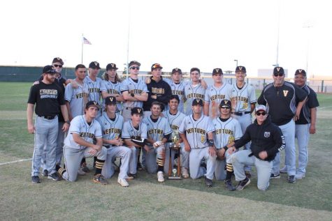 The varsity Cougars went three and two in the tournament and received a trophy for earning second place. Photo by: Juan Jaquez