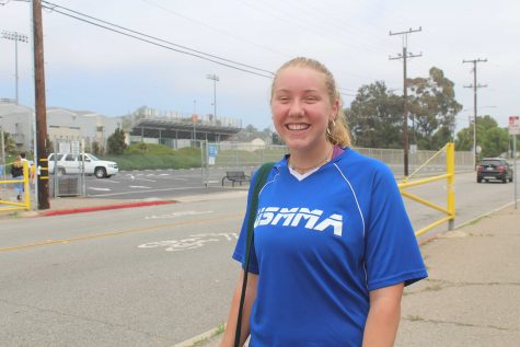 Senior Kaja Boas, back in Ventura and missing the