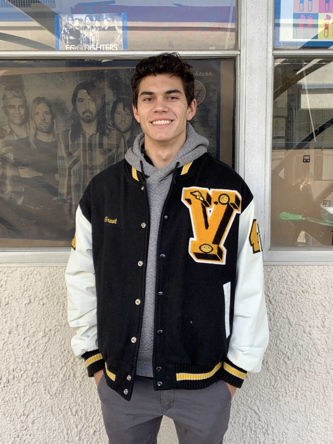 Junior Grant Lawler said, I got [my letterman jacket] to have something nice to remember my high school years when Im older. I know Ill look at it in the future and be reminded of all the good things that happened in high school. Photo by Riley Ramirez