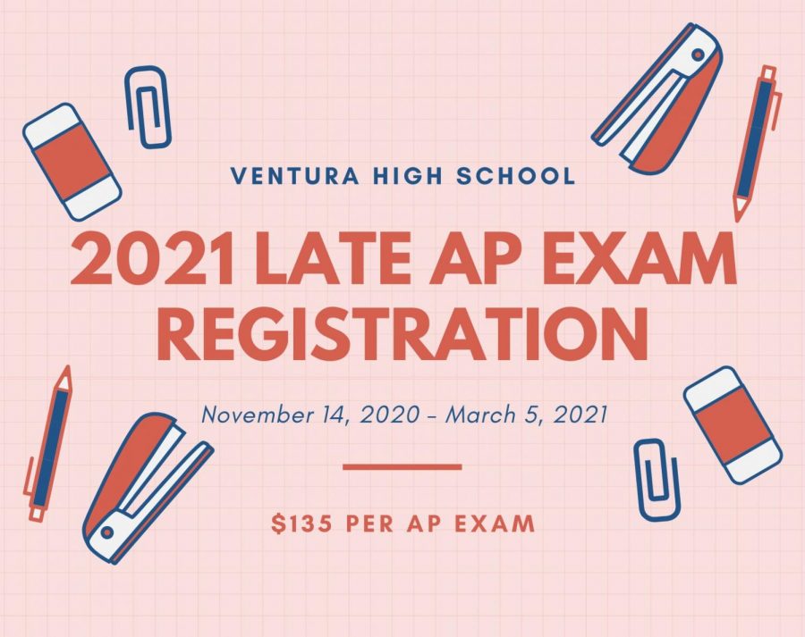 The regular AP exam registration has officially closed. There is now a $40 late fee in place. Infographic by: Greta Pankratz