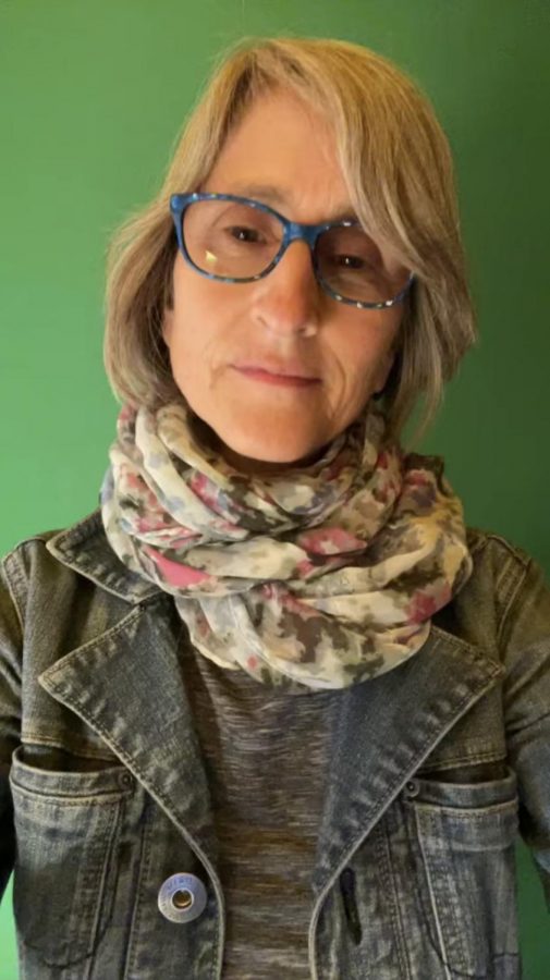 Kadie Karen Diekmeyer, or @thatveganteacher, on TikTok. She describes herself as an animal rights activist and is a former teacher. Photo by: Rowan Munoz
