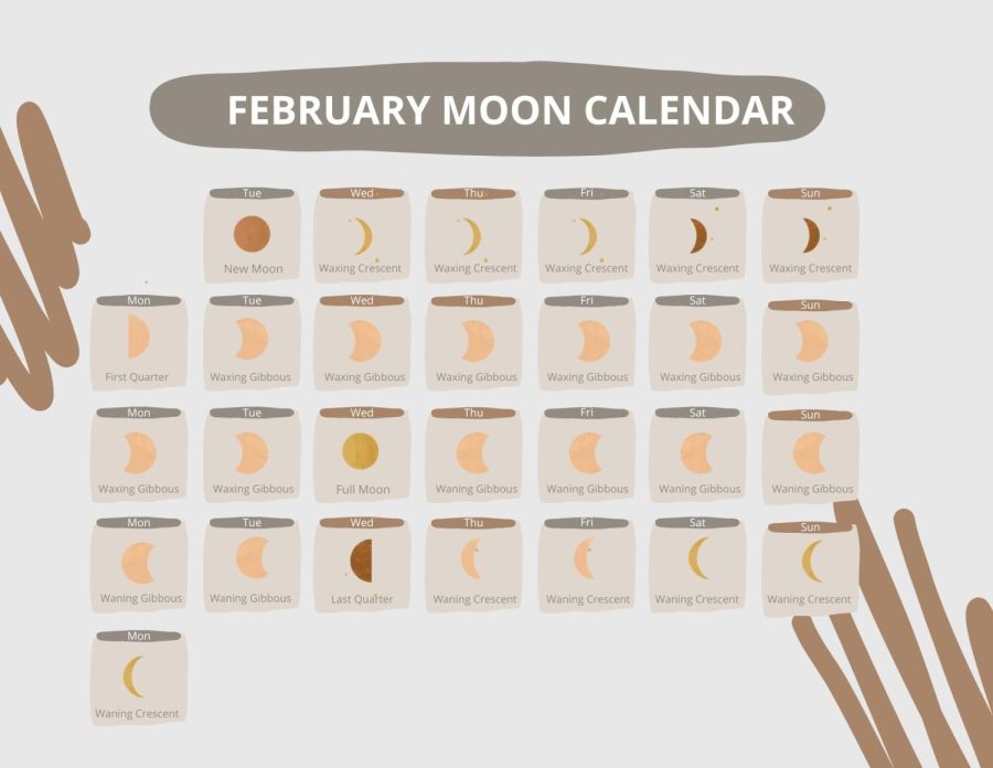 February Moon Calendar