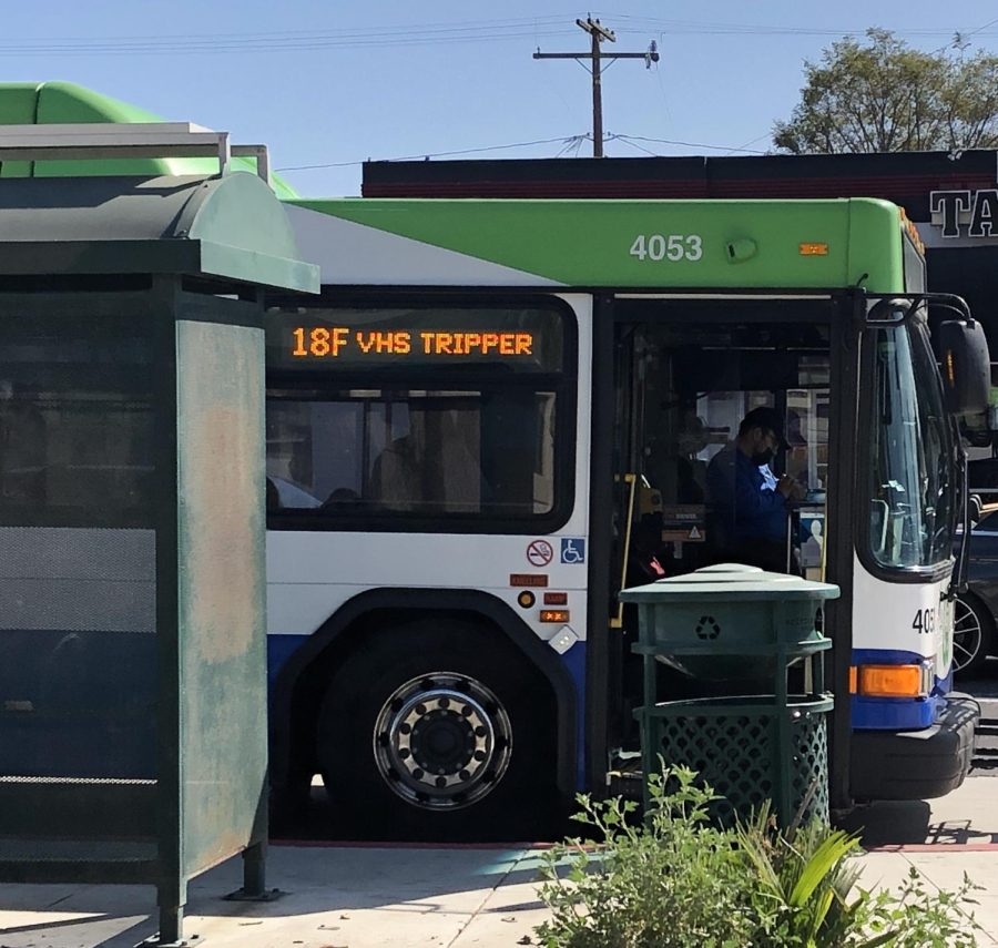 Gold Coast Transit District offers a “VHS Tripper” service line which runs between Ventura High School and Ventura avenue. Photo by: Alejandro Hernandez