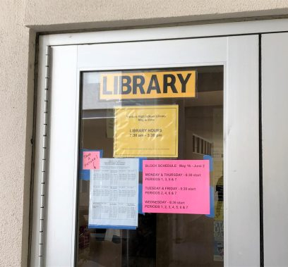 CAASPP testing has required Ventura High School to begin using block schedule so that class periods are long enough to take the test. Photo by: Alejandro Hernandez