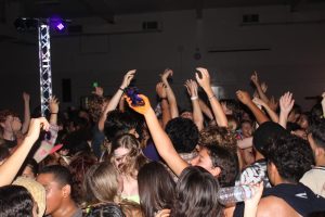 The Ventura High School Neon Dance took place on Sept. 9 between 8:30 and 10:30 p.m. in the Main Street Gym. The dance is a yearly event sponsored by ASB and is the first dance of the school year. Tickets for the dance were $8 and $5 for those with an ASB sticker. Photo by: Leslie Castro