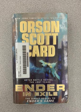 Curtis said, Enders game is my favorite, but this one [Ender in Exile] is pretty good too.  Photo by: Brody Daw