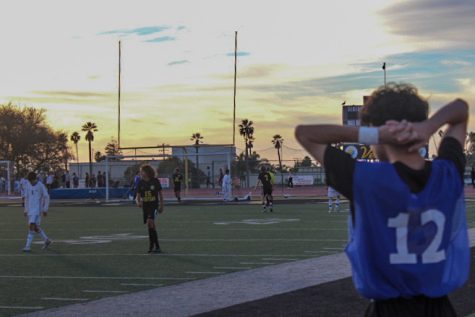 The Ventura High School JV Boys’ Soccer Team played against Fillmore High School at 3:15 p.m. Nov. 21 at Larrabee Stadium. Photo by: Leslie Castro 