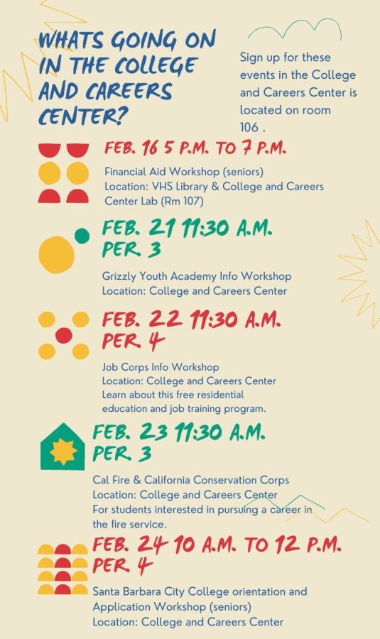 College+and+Careers+Center+events+Feb.+16+to+24