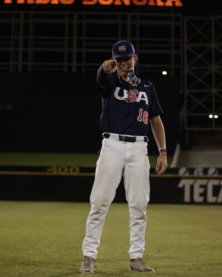 Josh Woodworth 25 said, [USA Baseball] was great and amazing. There were many things I learned and got to experience  with a new team. Photo from: @32josh15 on Instagram
