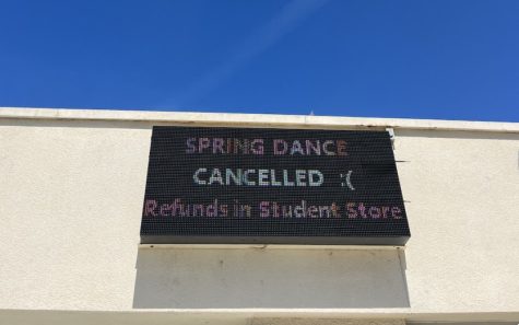 The spring dance being canceled was saddening to ASB members. Refunds are now being offered in the student store for those who bought tickets. Photo by: Alexis Segovia