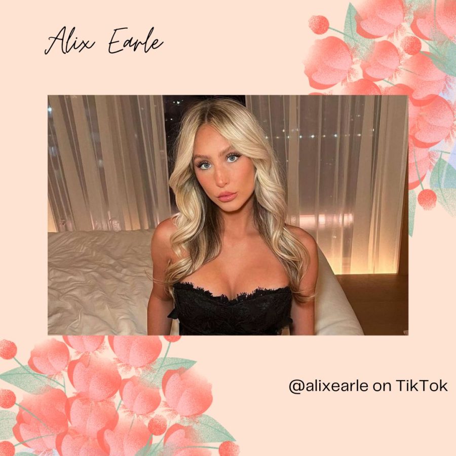 TikTok influencer Alix Earle who goes by @alixearle on the social media platform has been dominating the GRWM (get ready with me) trend since December of 2022. Graphic by: Kendall Garcia