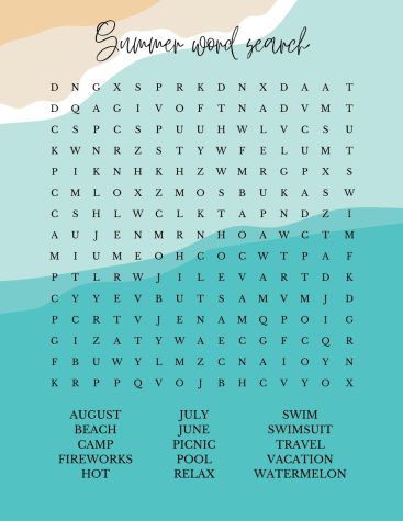 Summer word search