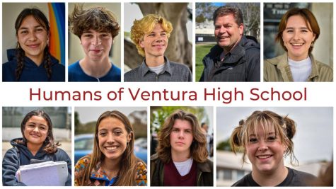 Humans of Ventura High School 2023 was inspired by Brandon Stanton’s Humans of New York project. According to Stanton on the Humans of New York website, “Humans of New York began as a photography project in 2010. The initial goal was to photograph 10,000 New Yorkers on the street, and create an exhaustive catalog of the city’s inhabitants. Somewhere along the way, I began to interview my subjects in addition to photographing them. And alongside their portraits, I’d include quotes and short stories from their lives.” Graphic by: Adi De Clerck