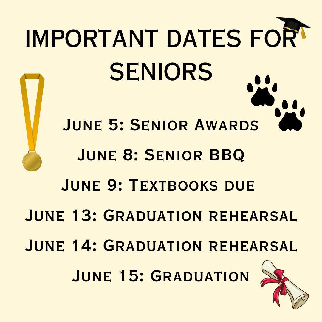 important-dates-for-seniors-the-cougar-press