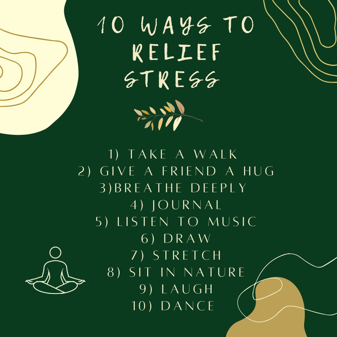 10 ways to relief stress