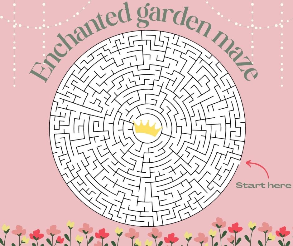 Enchanted garden maze