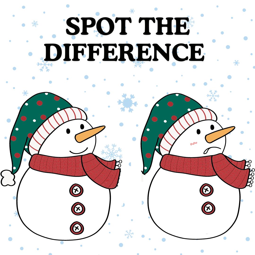 Spot the Difference Snowman