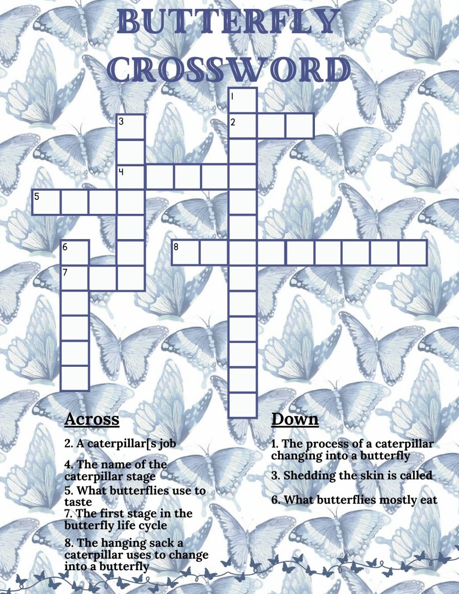 Butterfly crossword