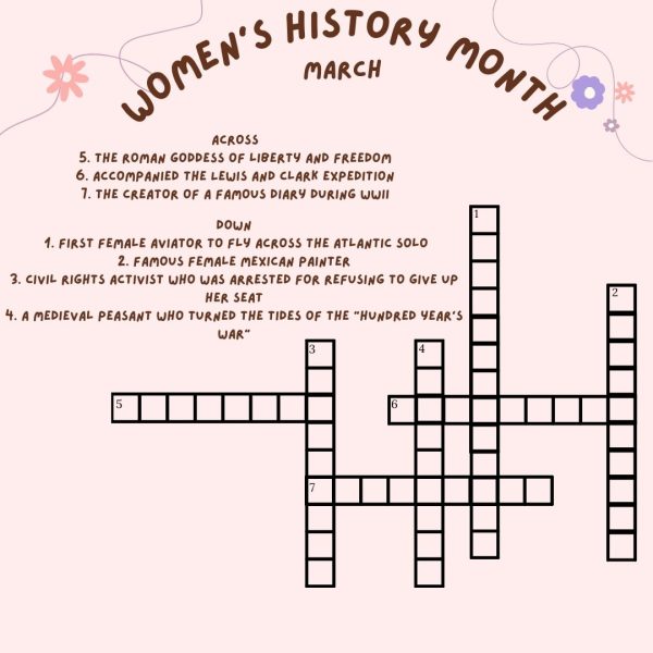 Womens History Month crossword