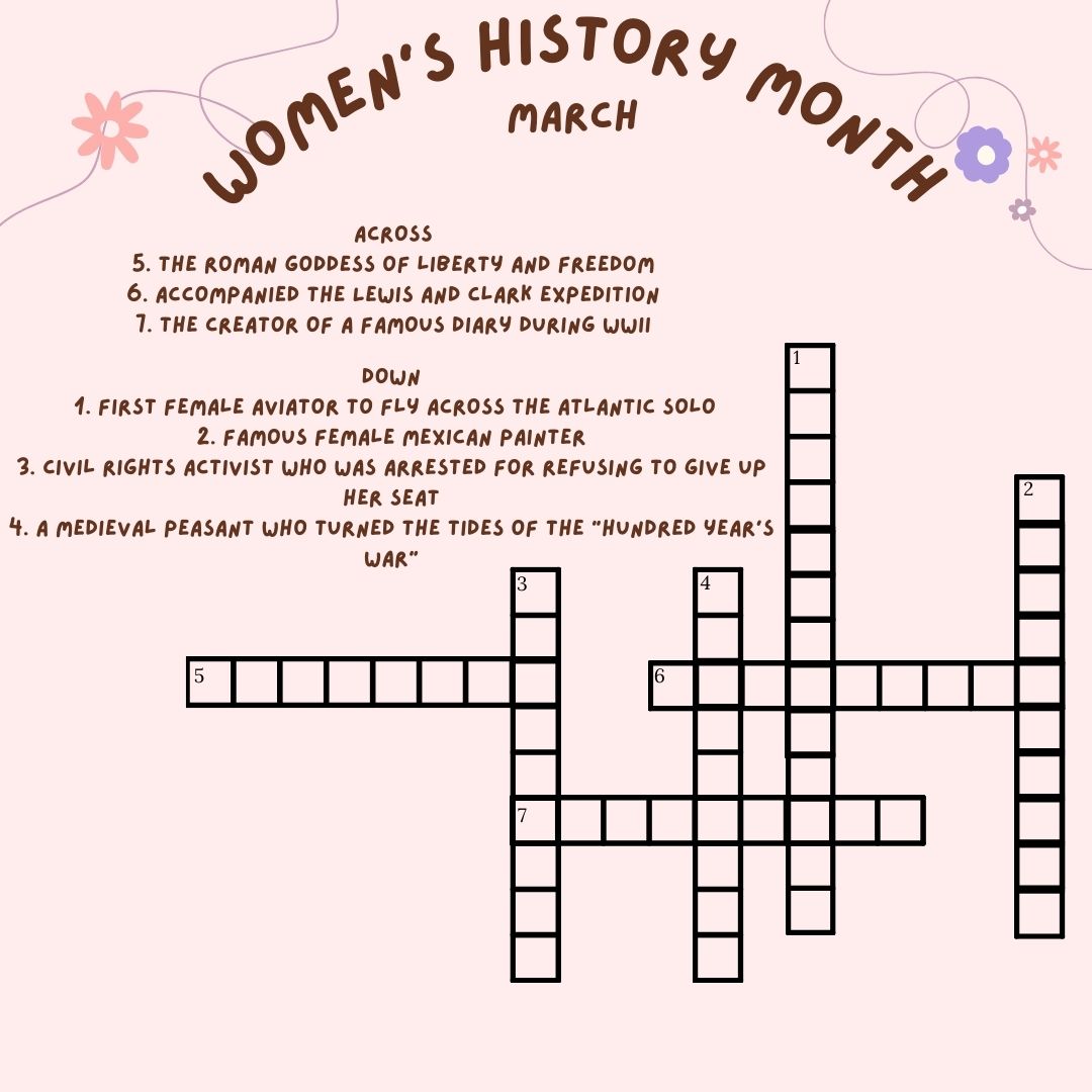 Womens+History+Month+crossword