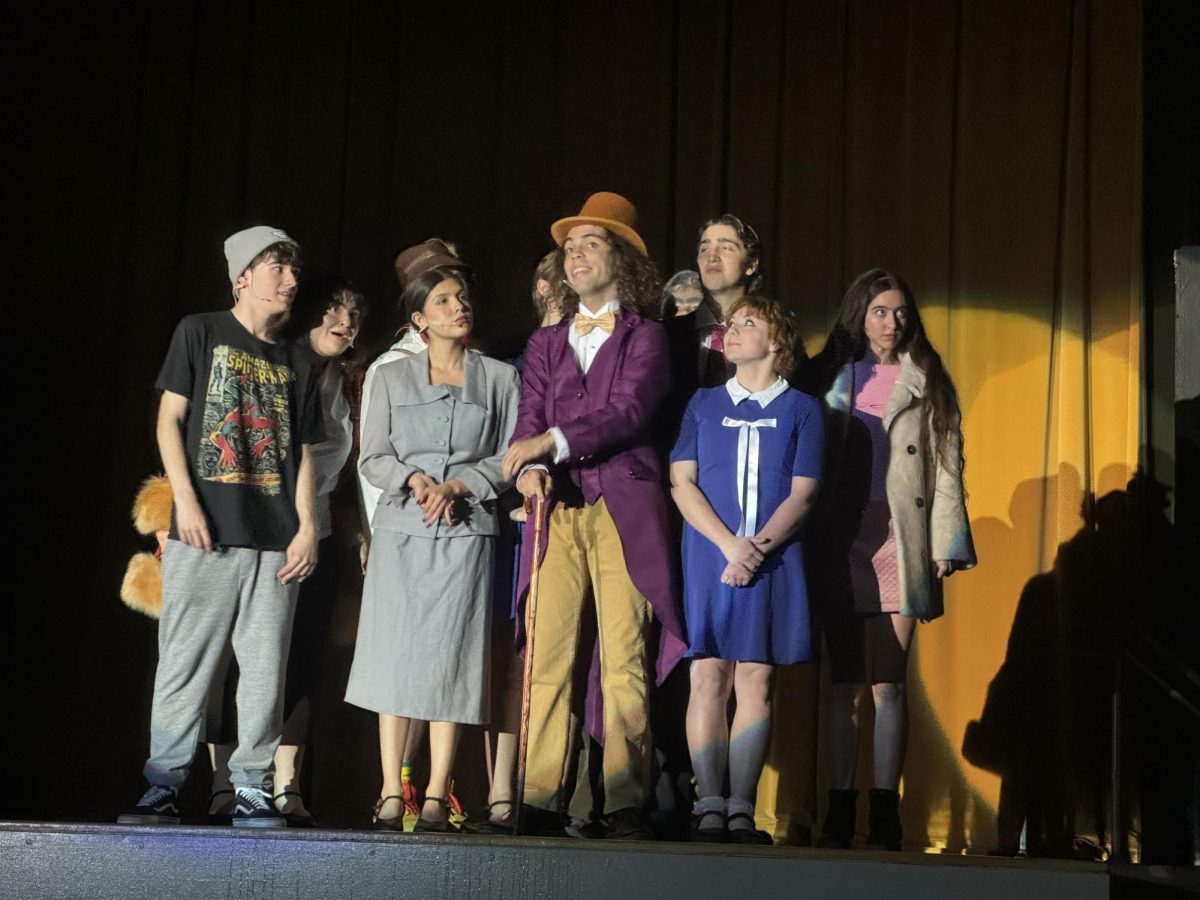The cast of Willy Wonka approached the audience several times throughout the play, creating an engaging experience for the crowd. Photo by: Emily Nguyen
