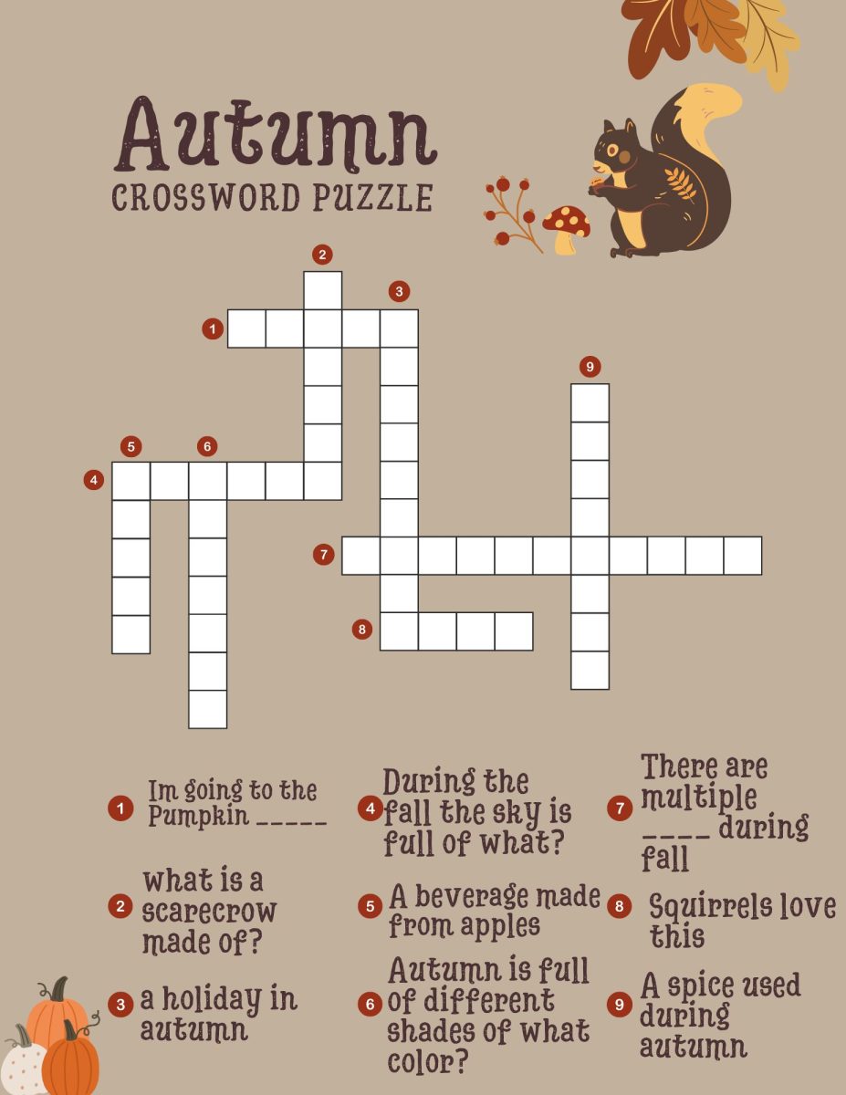 Autumn crossword