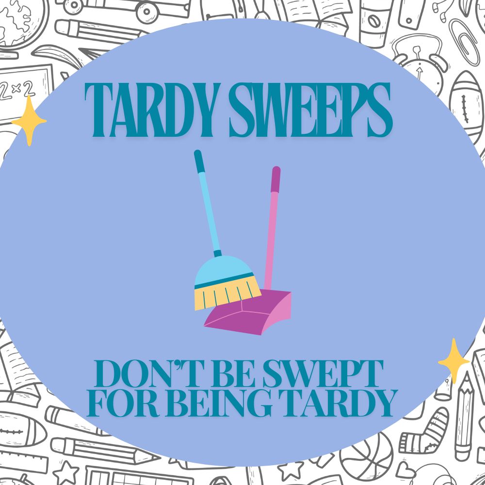 Tardy sweeps happen every day, every period. Graphic by: Theodora Todd-Maldonado