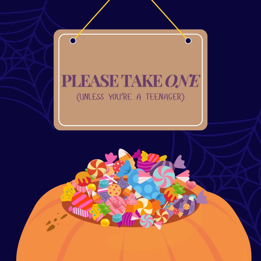 Is it inappropriate for teenagers to go trick or treating? Graphic by: Salene Dang
