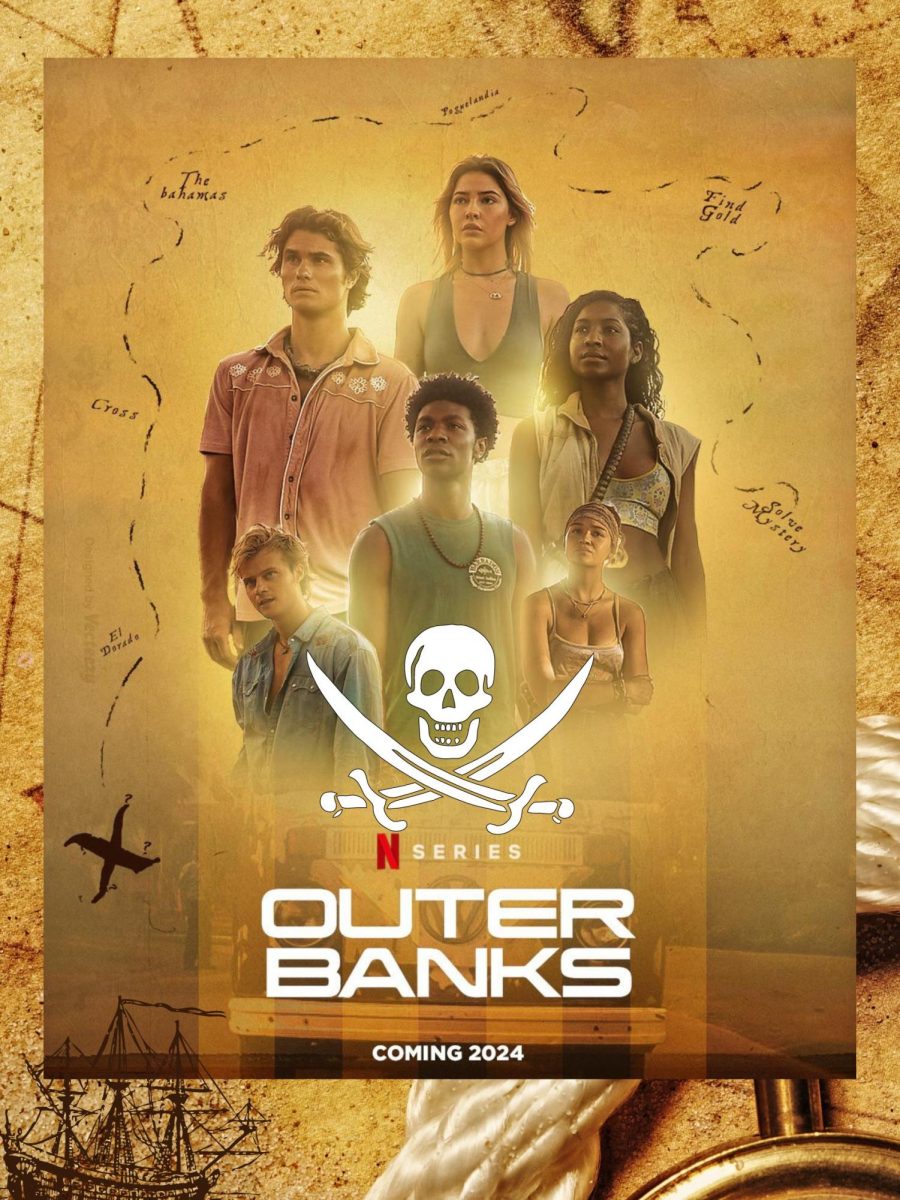 Season four of Outer Banks ties into the old tales of the Pirate Blackbeard and his treasure. Graphic by: Brie Cheatham