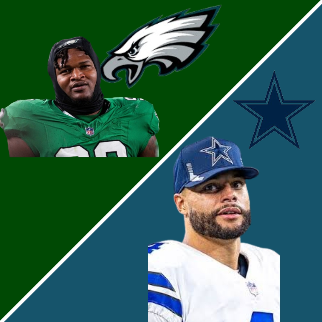In the first week of the NFL season, Jalen Carter and Dak Prescott got into an altercation. Graphic by: Alex DeBoer