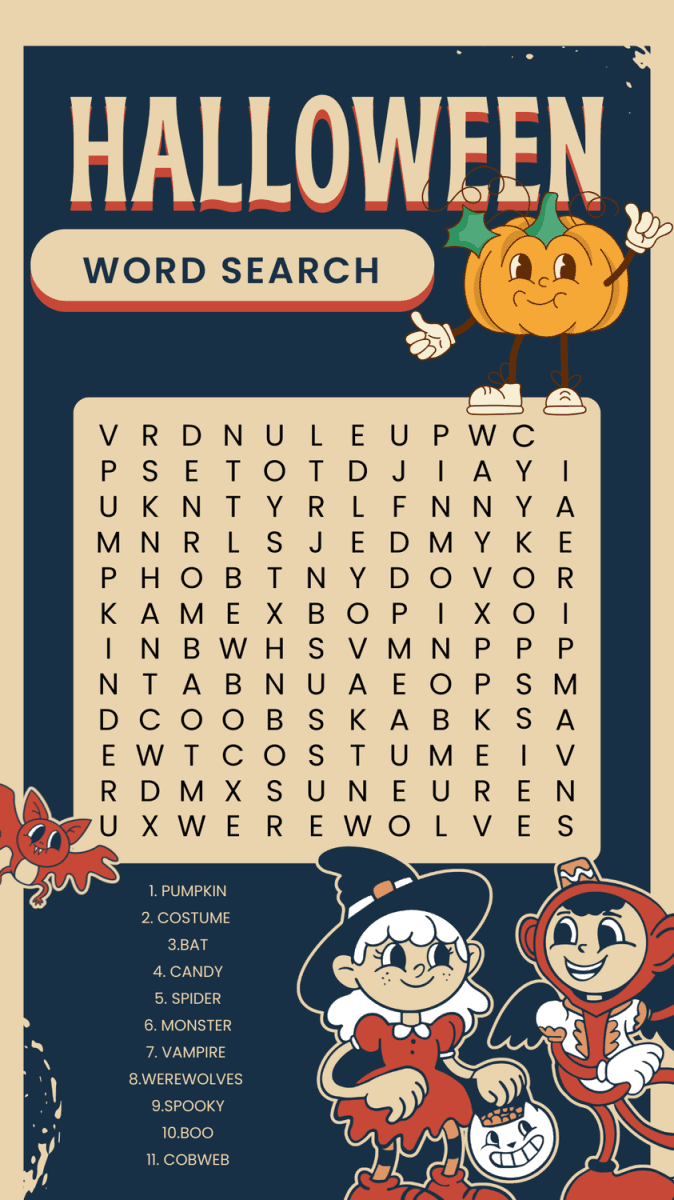 Halloween Word Search