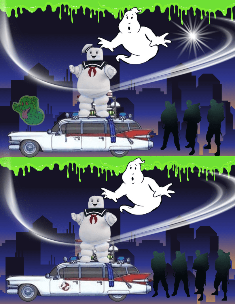 Ghostbuster Spot the Difference