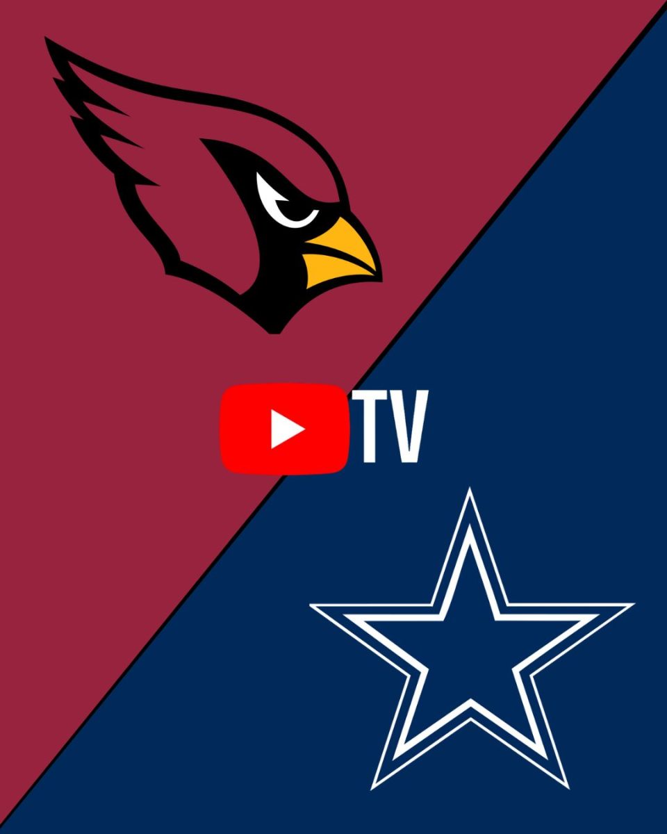 Youtube TV subscribers were unable to watch the Monday Night Football between Arizona Cardinals and Dallas Cowboys. Graphic by: Abraham Kassa 