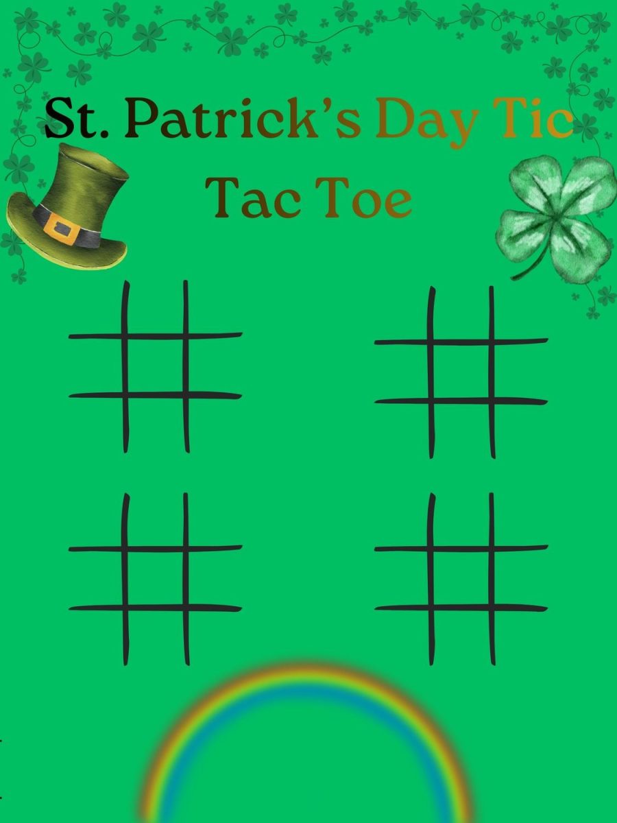 St Patrick's Day Tic Tac Toe