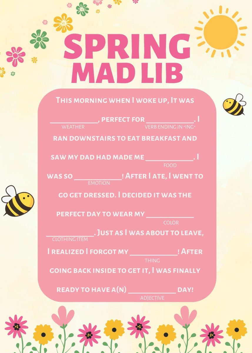 Spring Mad Lib