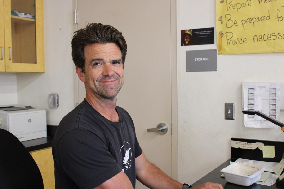 AP environmental science teacher Jared McEntyre, said, “Go back and look at what you did well and what you didn't do well on, find the places where you need to improve and just study what you need to study. Don’t study what you don't need to study. There's not enough time. Maybe a quick little jaunt down memory lane to see what it was, refresh your memory but spend the most time on the stuff that you need to study. Looking at figures and diagrams because [they’re] really helpful and humans are visual learners, all of them. Repetition is gonna be good. Key vocabulary is phenomenal. Make sure you do your note cards by hand, not using other technologies that are out there, because it's good research, showing that when you do it by hand, this goes to your brain better than if you do it on Quizlet.” Photo by: Roya Bizhang
