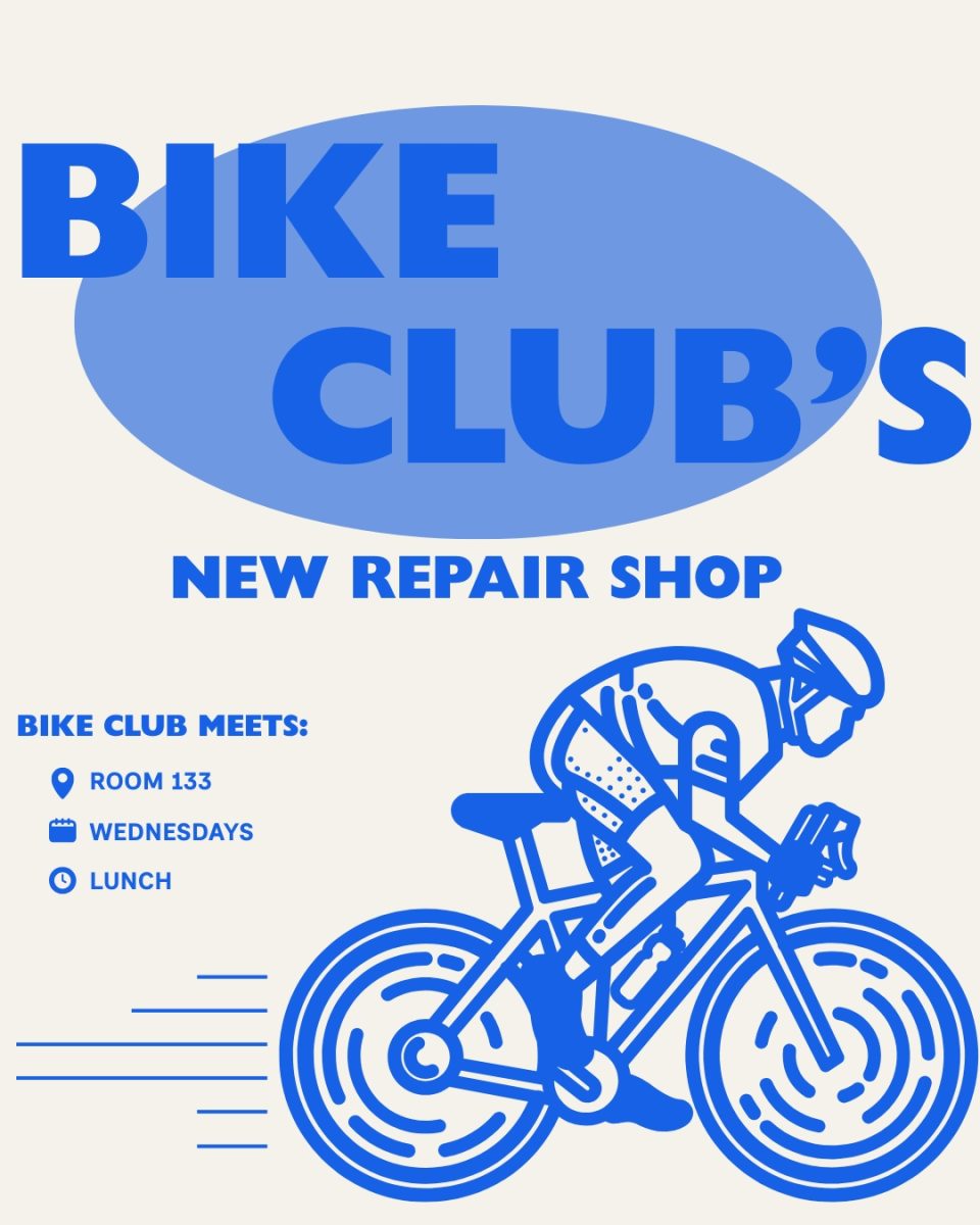 Kerrigan ‘27 said, “It’s all going to go towards a bike repair shop by the bike racks. Our past president Max got all the approval for it, he got a little bit of the funding and we got the rest. It’s been really fun.” Graphic by: Marlie West