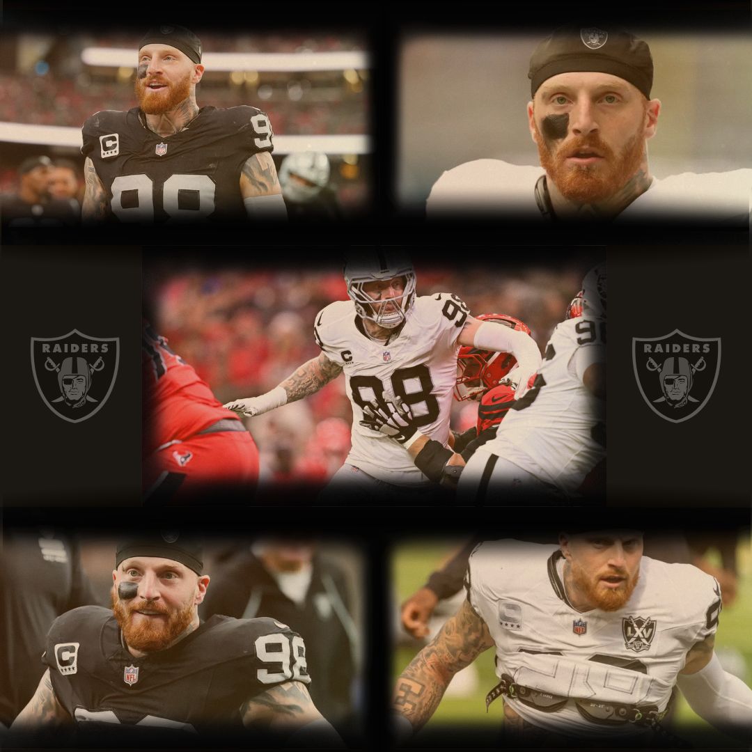 Maxx Crosby always tried his best to play to his potential in every game he has played for the Las Vegas Raiders. Graphic by: Joaquin Romero