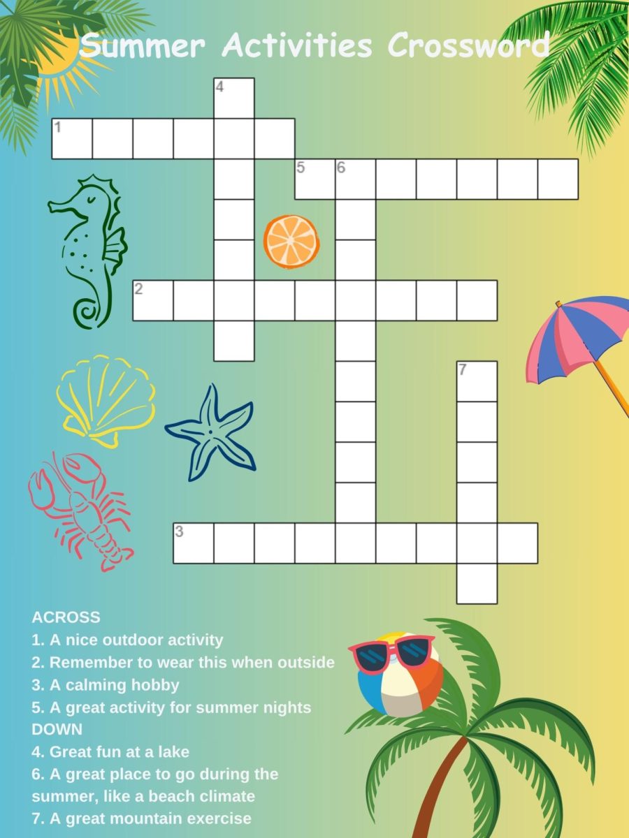 Summer crossword