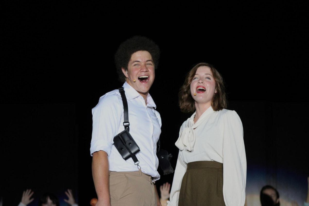 Clyde Barrow was known as the "boy on Barrowed time" and Bonnie Parker was known as the "ravishing redhead" in the musical. Photo by: Wren Stepan